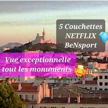 Sublime 2 Pieces Vue Incroyable Mer Et Tout Les Monuments De 마르세유 외부 사진